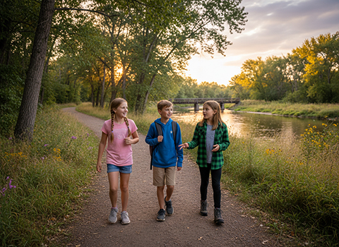 Fargo Red River Greenway Trail